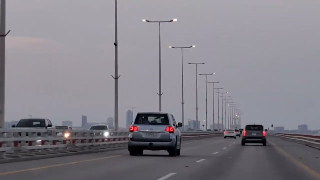 Saudi Arabia Dammam se Bahrain Bridge ka safar | King Fahd