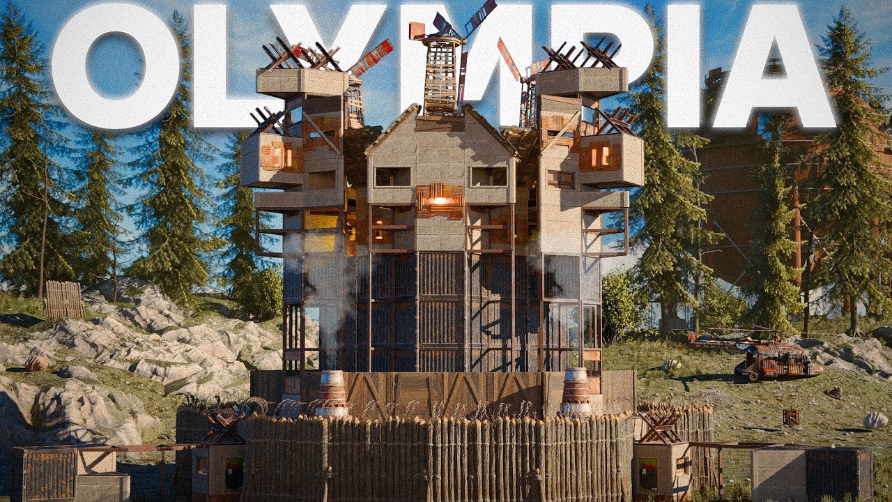 Эта база для маленькой группы в Rust с опенкором и 4 бункерами &mdash; The Olympia 2026