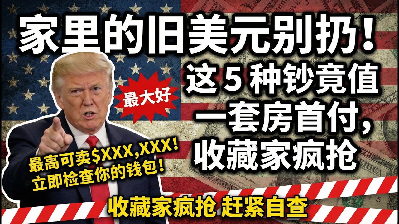家里的旧美元别扔！这 5 种钞竟值一套房首付，收藏家疯抢