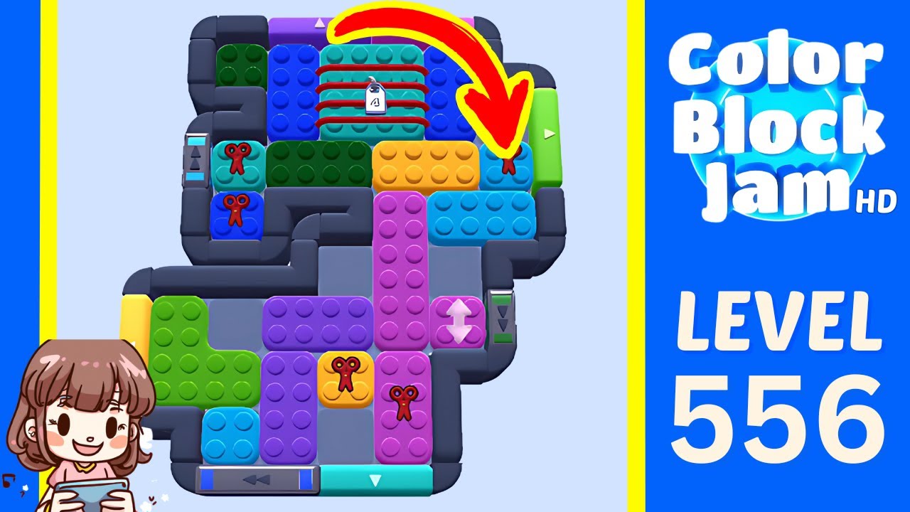 Color Block Jam Level 556 Solution Walkthrough
