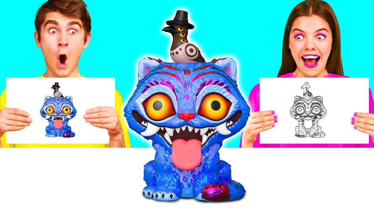 Кто Лучше Нарисует Предмет, Получит Его | Безумная Рисовальная Битва от AZaZa Challenge