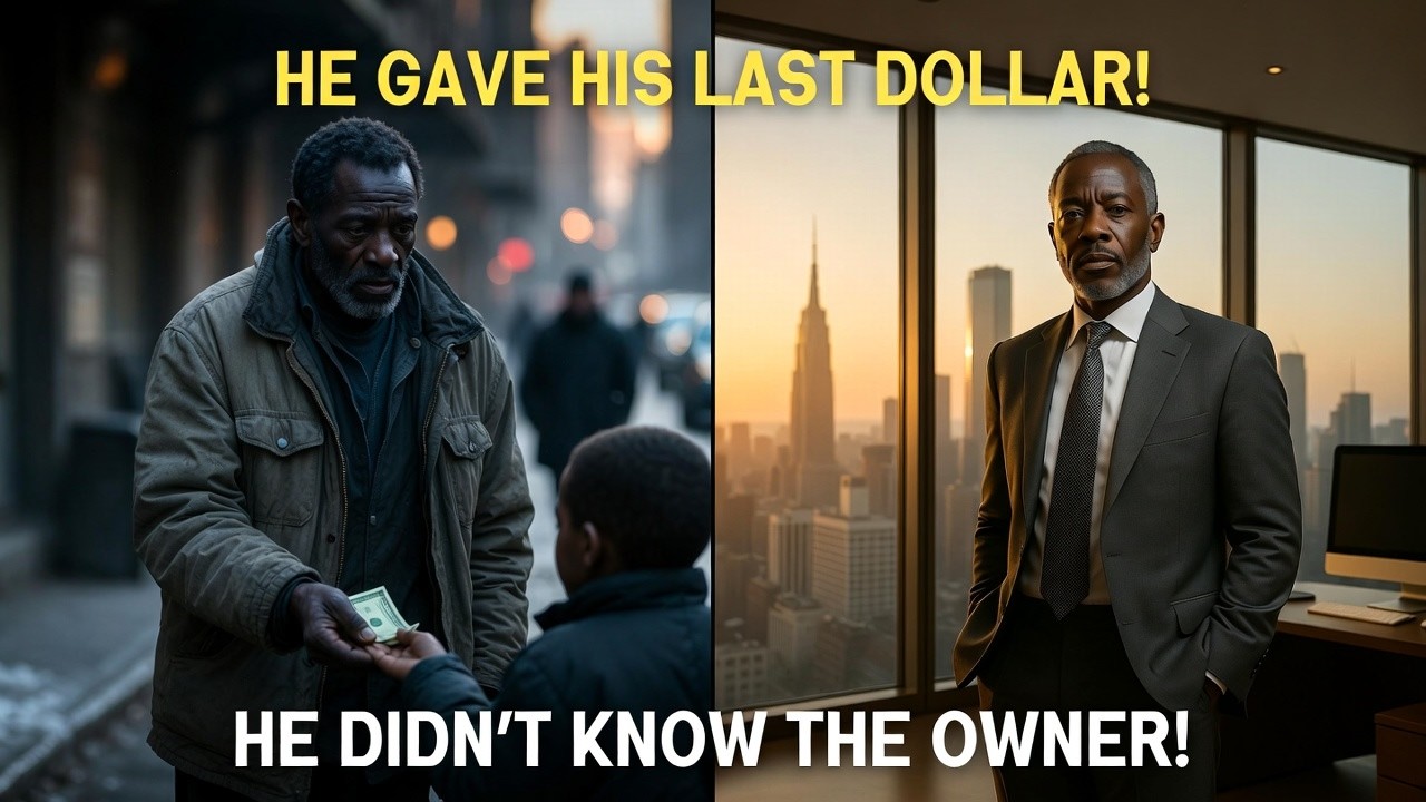 A Lesson in Kindness: He Gave a Boy His LAST Dollar—Then He Was Called to a Billionaire’s Office!