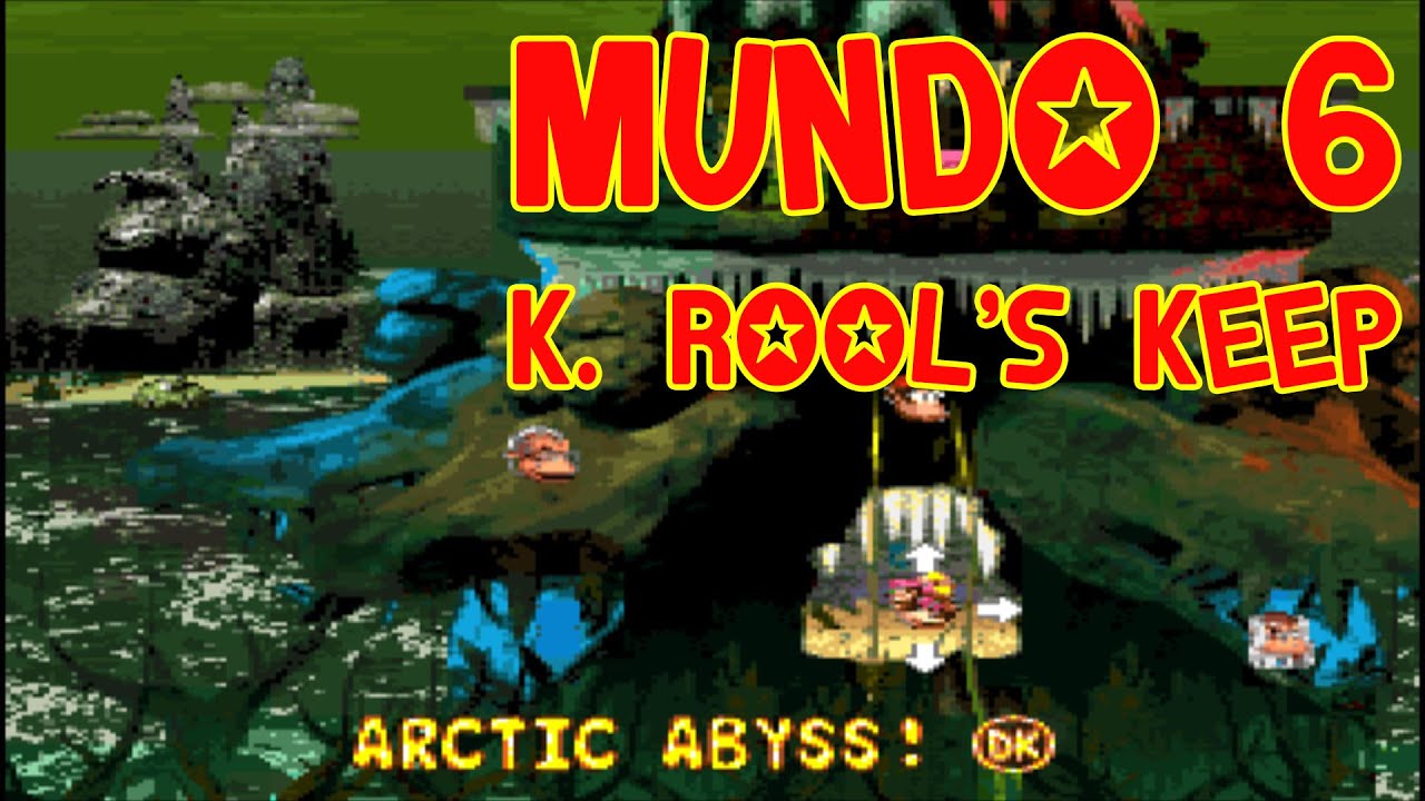 Donkey Kong Country 2: Diddy's Kong Quest todos os bonus e DK´s (Mundo 6)