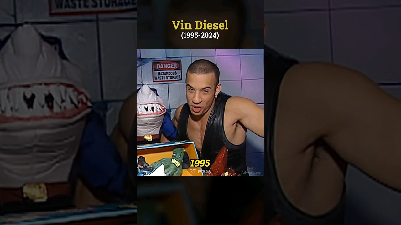 Vin Diesel evolution (1995-2024) 🎬✨️ #vindiesel #fastandfurious #thenvsnow #throwback