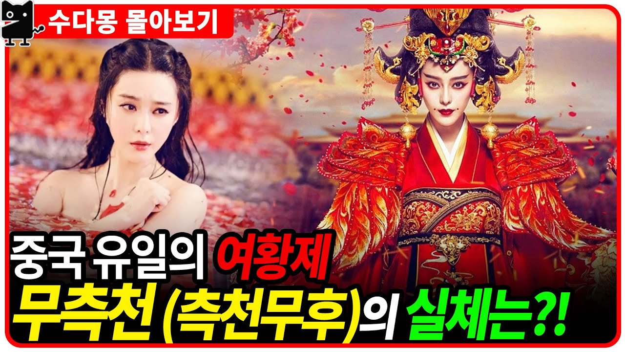 [몰아보기] 중국유일의 여황제, 무측천(측천무후) : 냉혈하고 음탕한 악녀인가, 백성을 사랑한 성군인가?! (역사, 중국사, 당나라역사, 수다몽더쉬스토리)