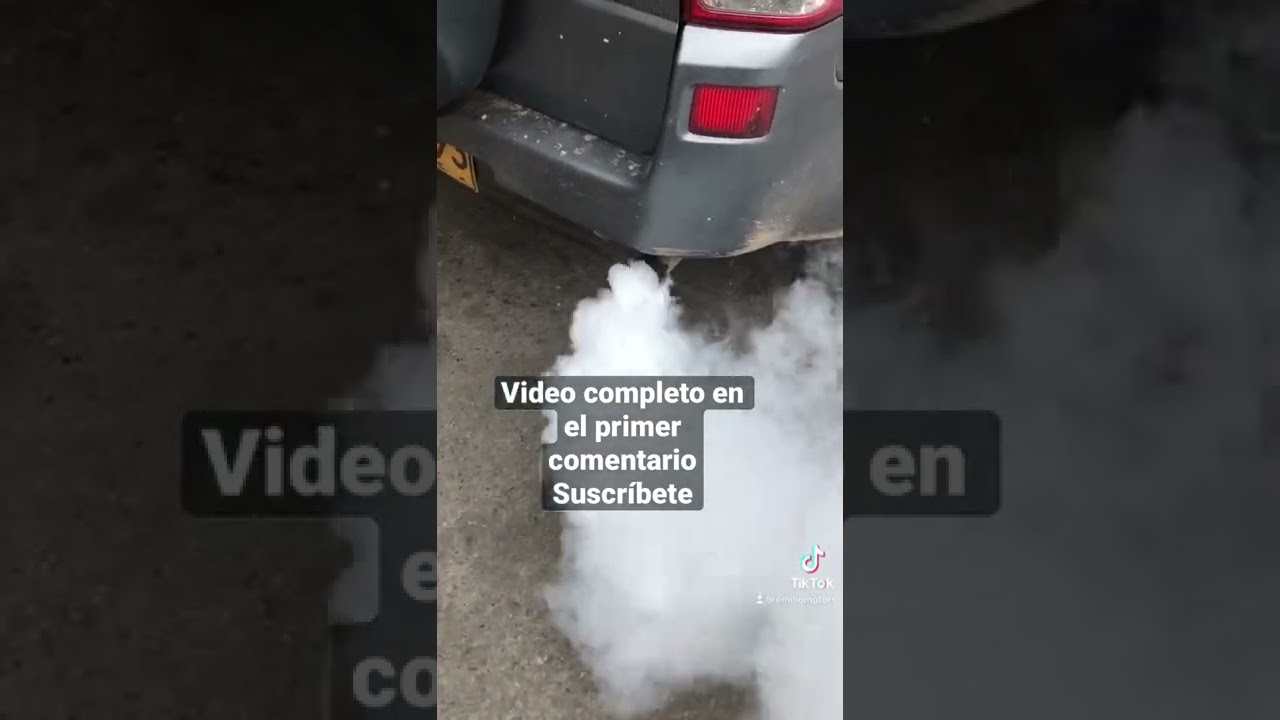 Humo blanco por el escape 🥵 