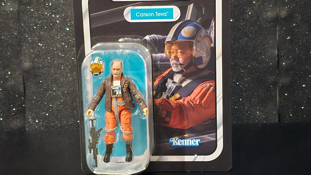 Star Wars The Mandalorian. Carson Teva. X-Wing Pilot on board E-Wing. The Vintage Collection. VC363