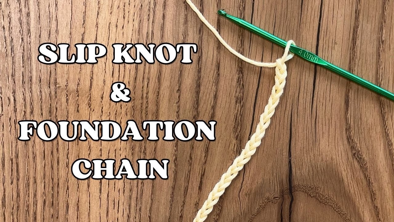 how to make foundation chain | start crocheting