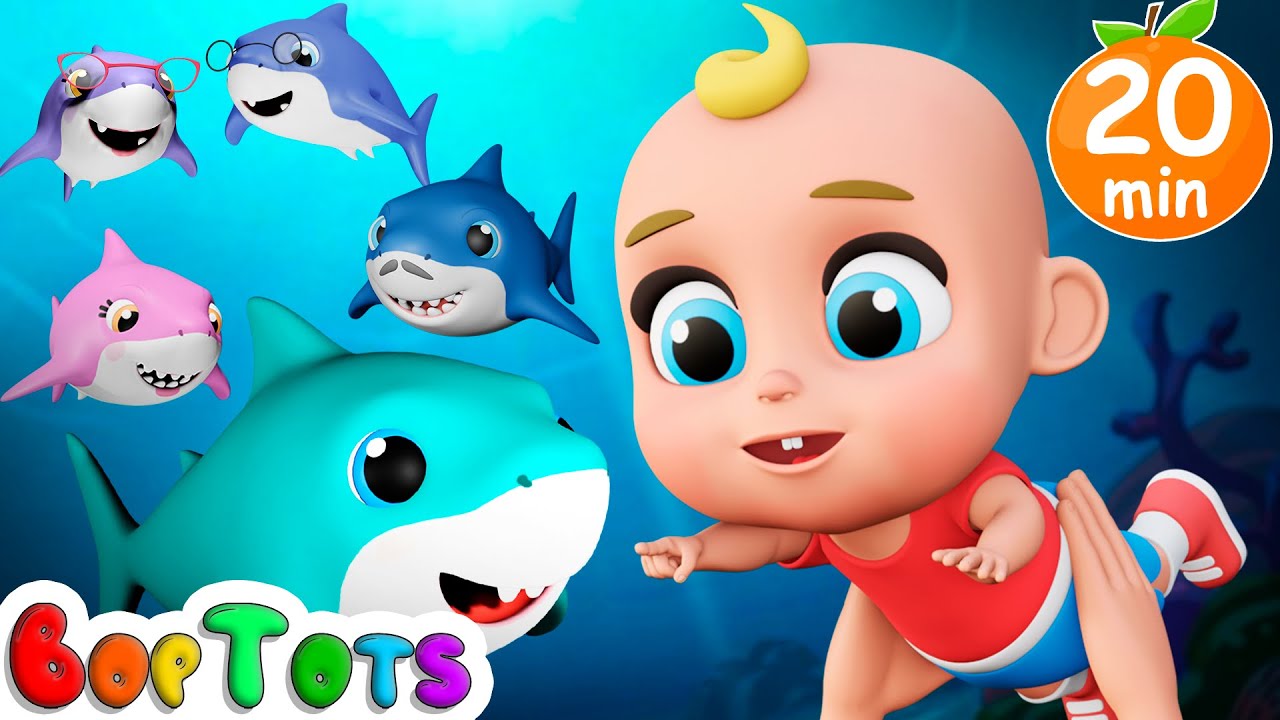 Baby Shark + Compilation | Nursery Rhymes & Kids Songs - BopTots