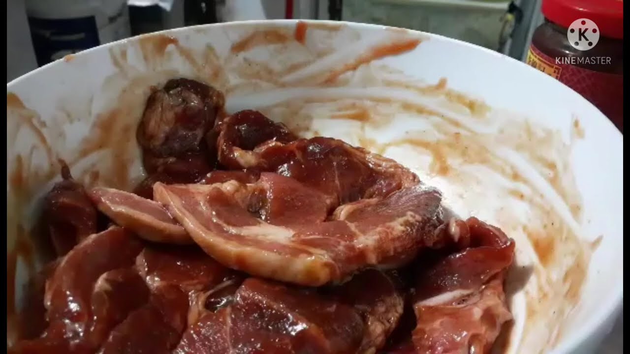 FRIED PORK CHOP IN CHAR SIU SAUCE/6 June 2021