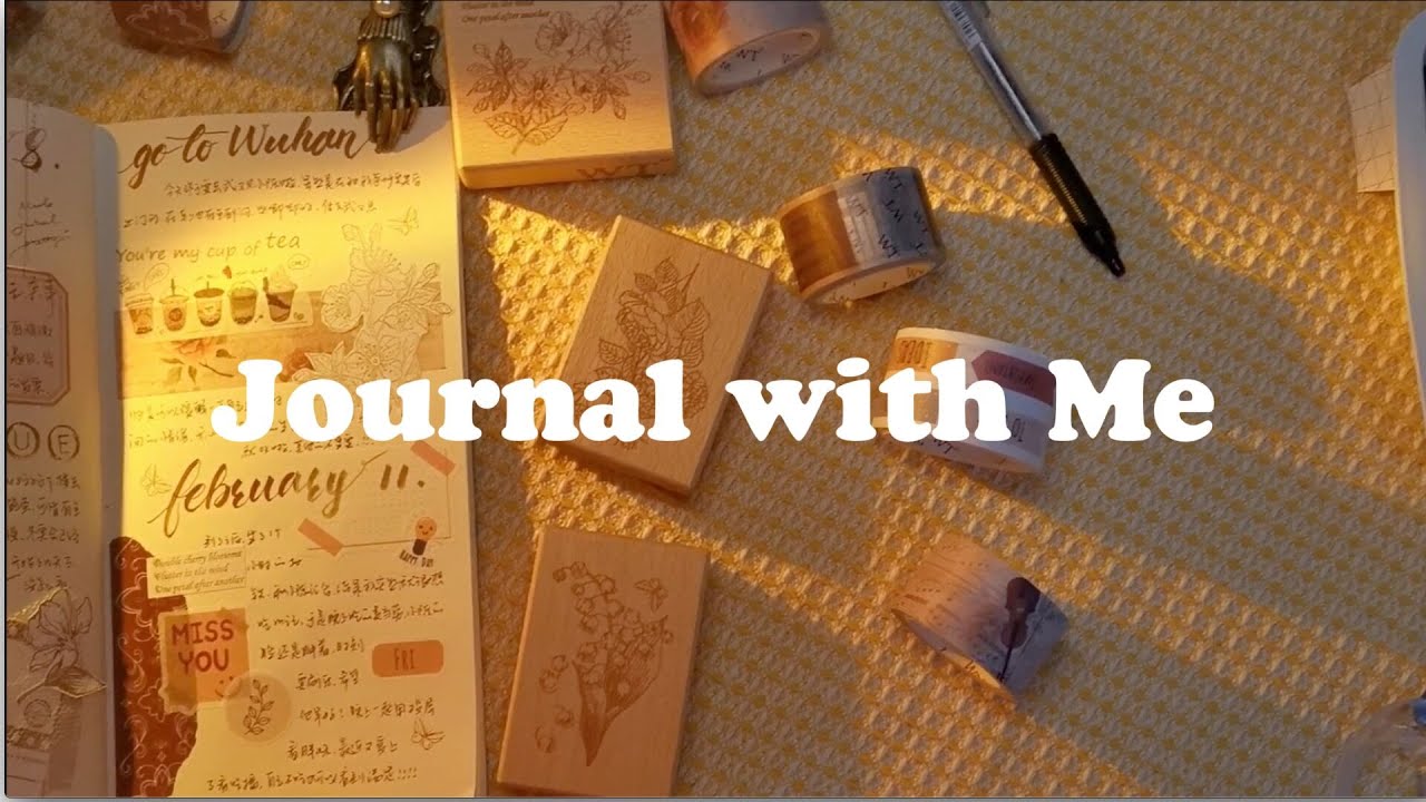 Journal with Me | ASMR Journal | The Washi Tape Shop
