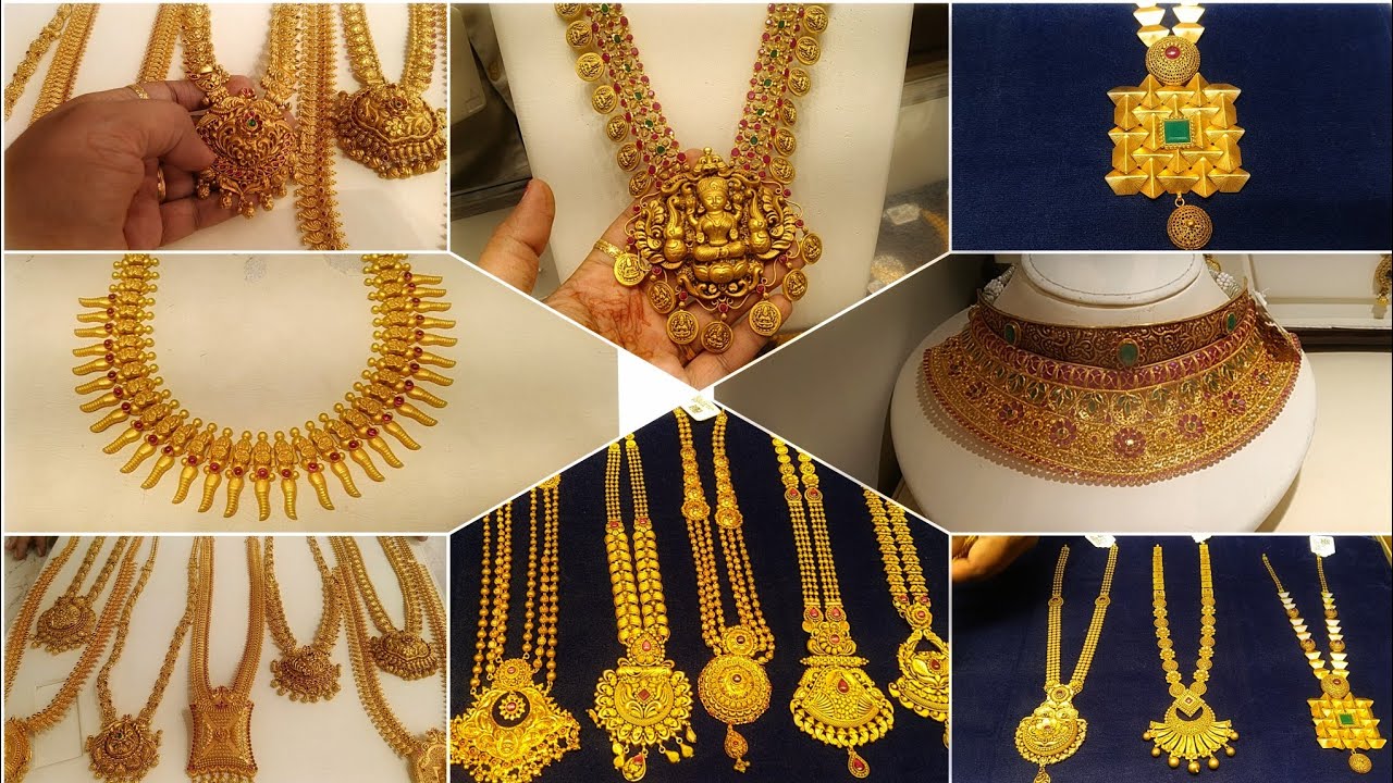Trending Antique jewelleries collections/chocker sets/lite weight harams/m&m/@UngalThozhiDeepa