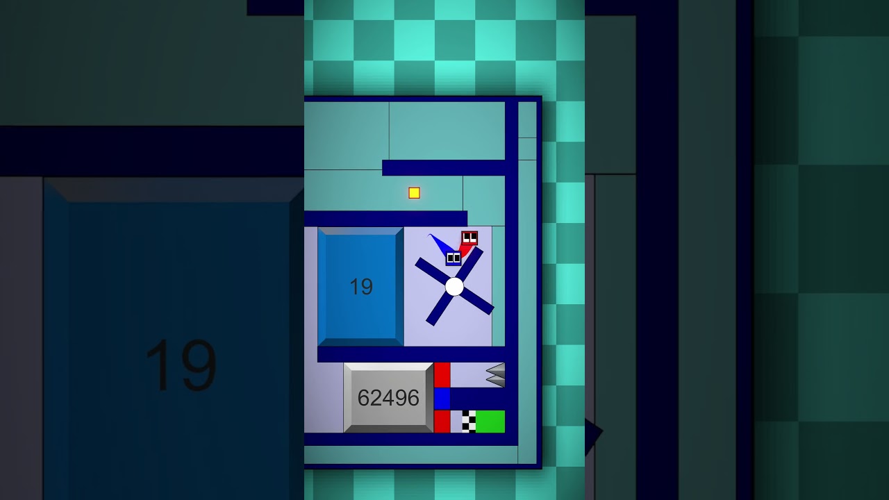 Square Race🟥🟦🟩🟨 #squarerace  #squareracegame #satisfying