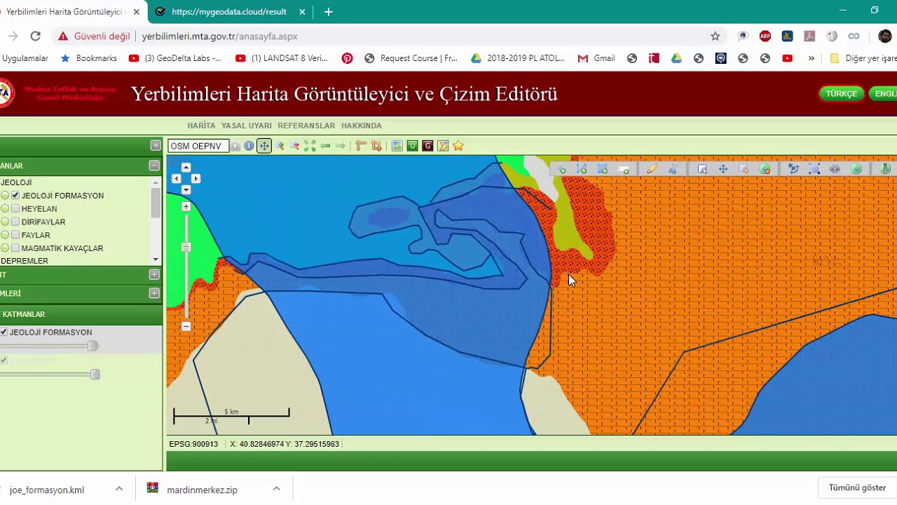 ArcGİS ile Jeoloji Haritası yapımı