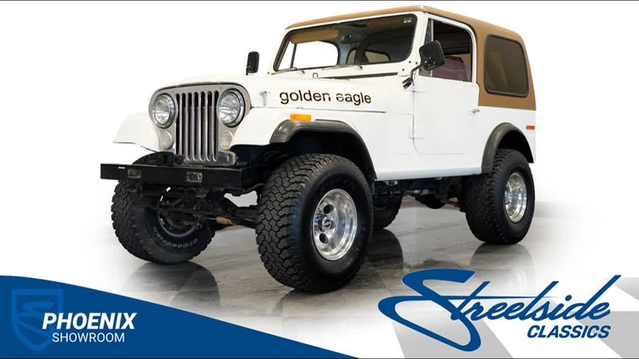 1980 Jeep CJ7 Golden Eagle 4520-PHX for sale | Charlotte, Atlanta, Dallas, Tampa, Phoenix, Nash...