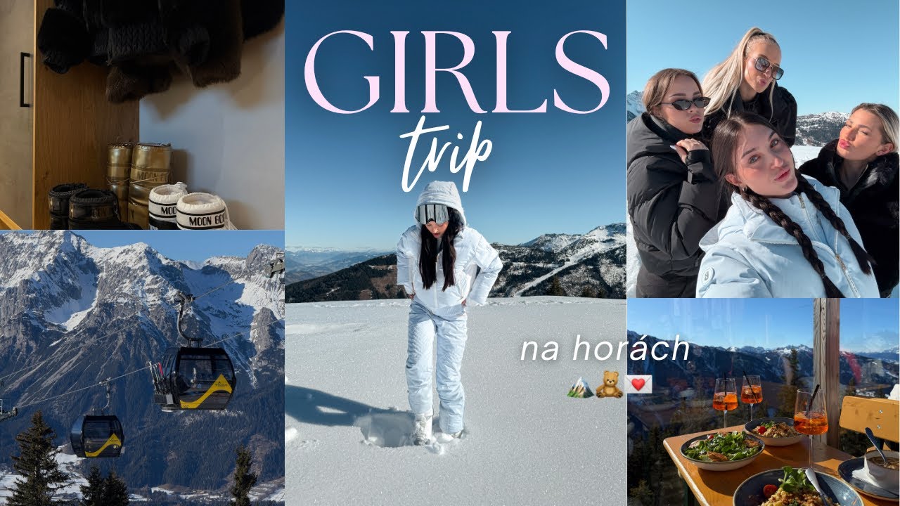 GIRLS TRIP na horách!❄️ | balení, lyžování a trochu chaosu...