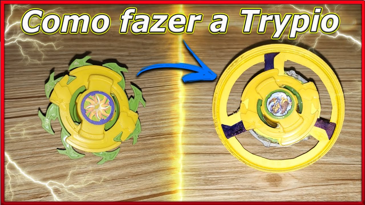 Como fazer a Trypio 🦂 Sim, isso é real kkkkk - Beyblade pirata #beyblade #trypio