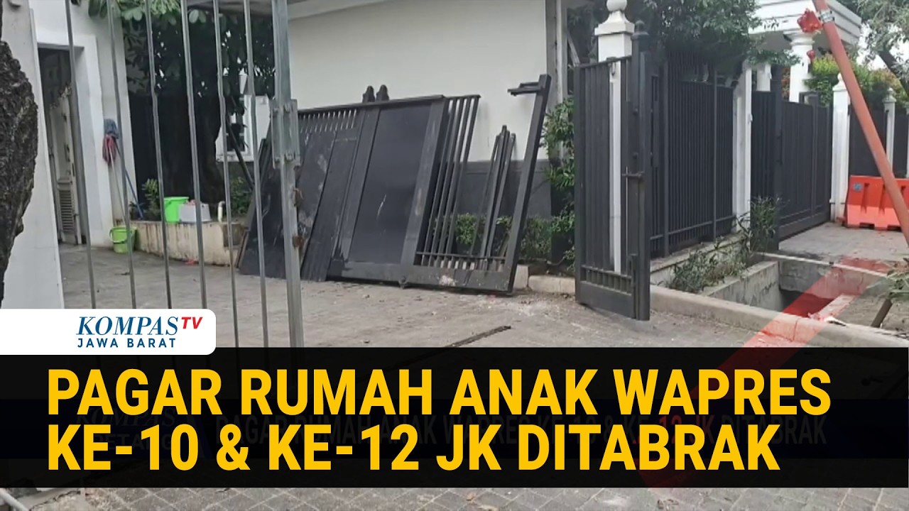 Pagar Rumah Anak Jusuf Kalla Ditabrak Mobil, Polisi: Pengemudi Diduga Mabuk