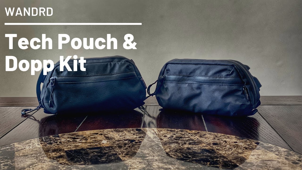 Wandrd Tech and Toiletry Pouch Review - Awesome MINIMAL Organizers for Travel / EDC