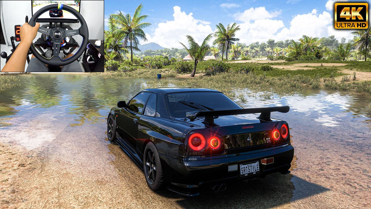 Nissan Skyline R34 GTR | Forza Horizon 5 | Logitech g29 gameplay