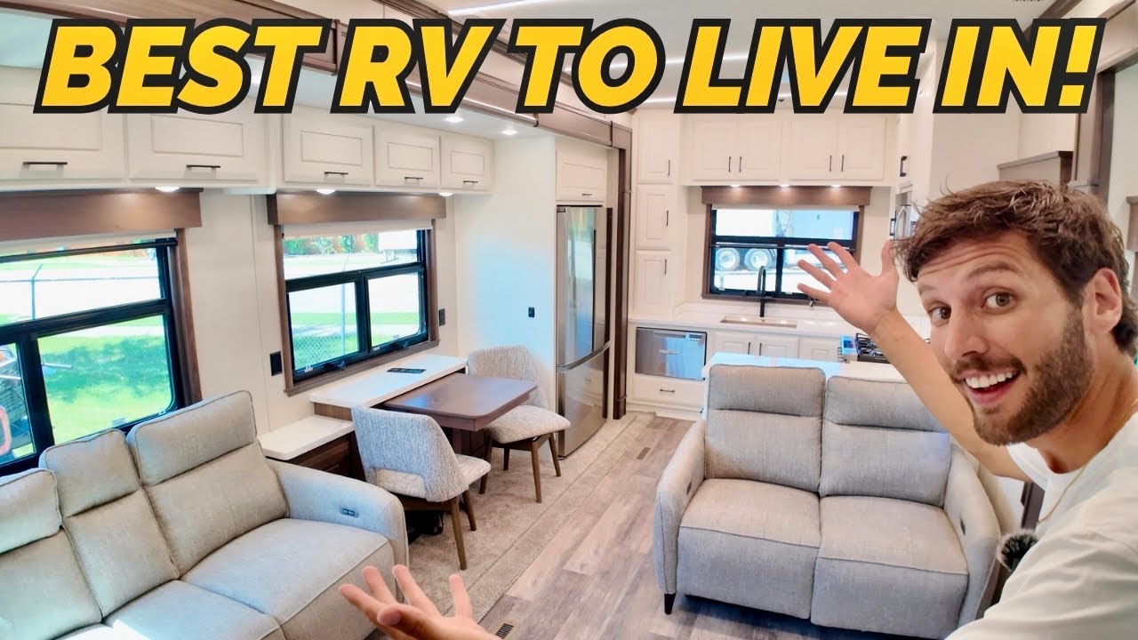 ЛУЧШИЙ жилой автодом с пятым колесом! 2024 DRV Mobile Suites 41RKDB