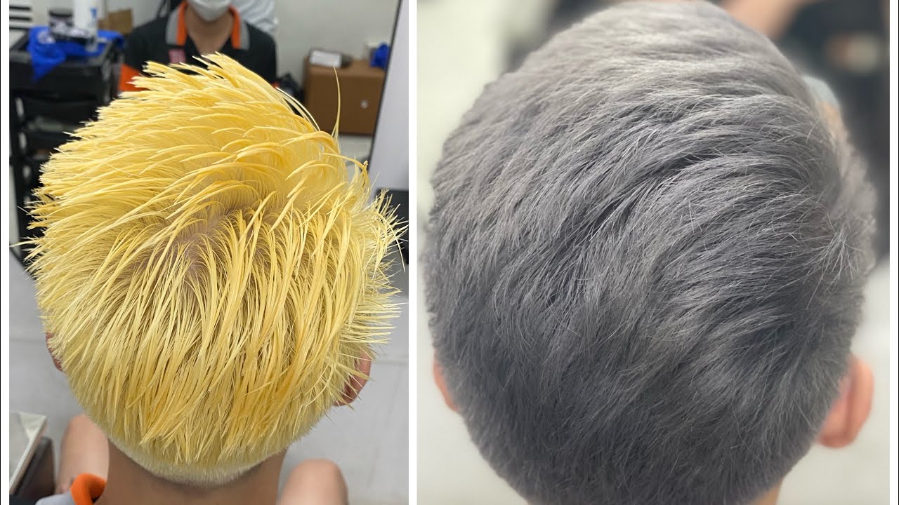 Kỹ Thuật Tẩy Không Xót Da Đầu & Nhuộm Xám Khói Đơn Giản mà không phải ai cũng biết