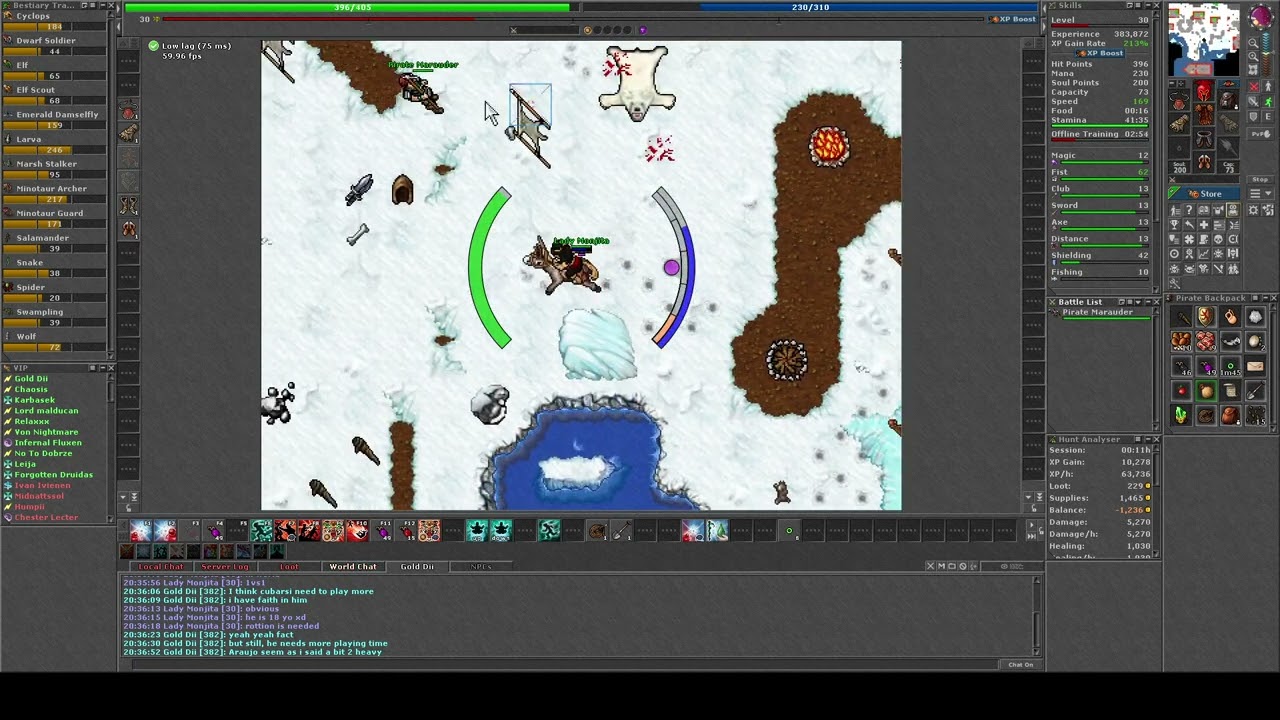 Tibia - MONK DESDE CERO - Acabando quest level 30