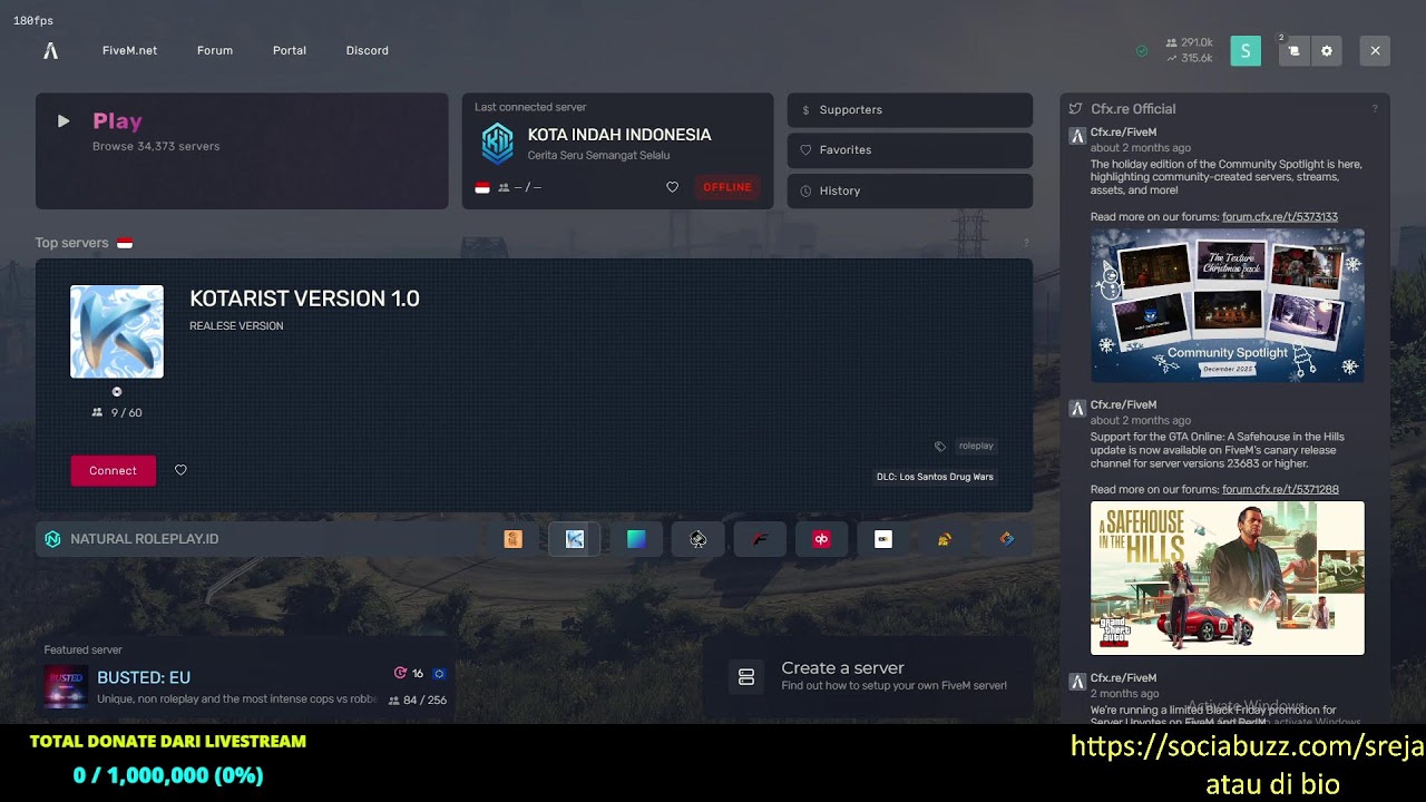 DAY 1 STREAMING #kotinrp #kotaindahroleplay , LINK DI DESKRIPSI