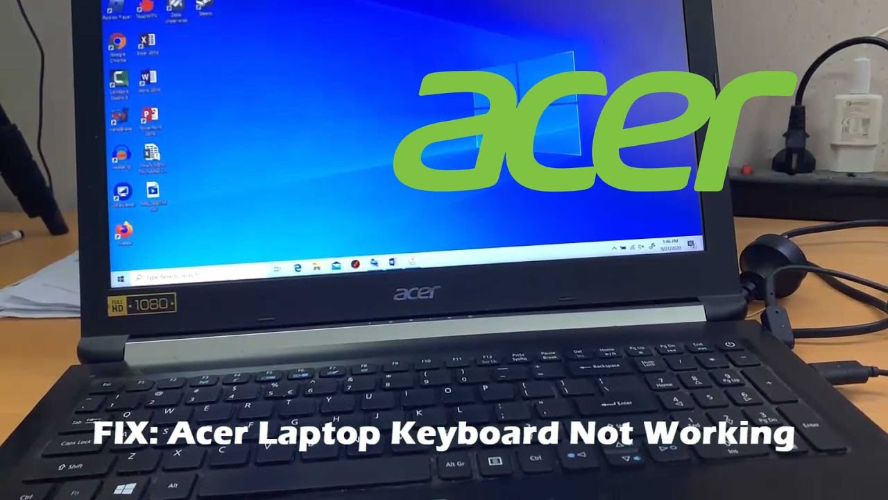 (Решено) Клавиатура ноутбука Acer не работает в Windows 10
