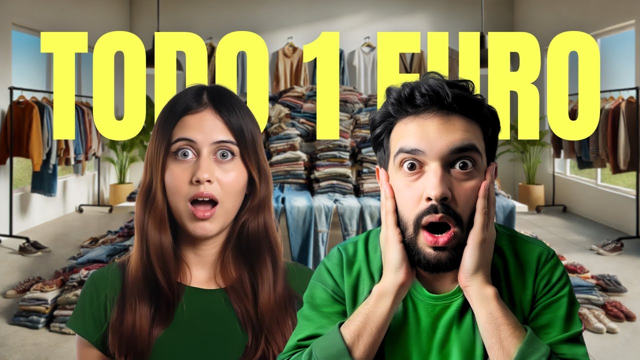 🔥Ropa a 1 EURO, así es la TIENDA más BARATA de EUROPA | HUMANA |