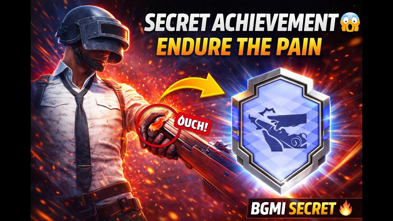BGMI Hidden Achievement 😱 Endure The Pain |  I Found a SECRET Achievement | BGMI