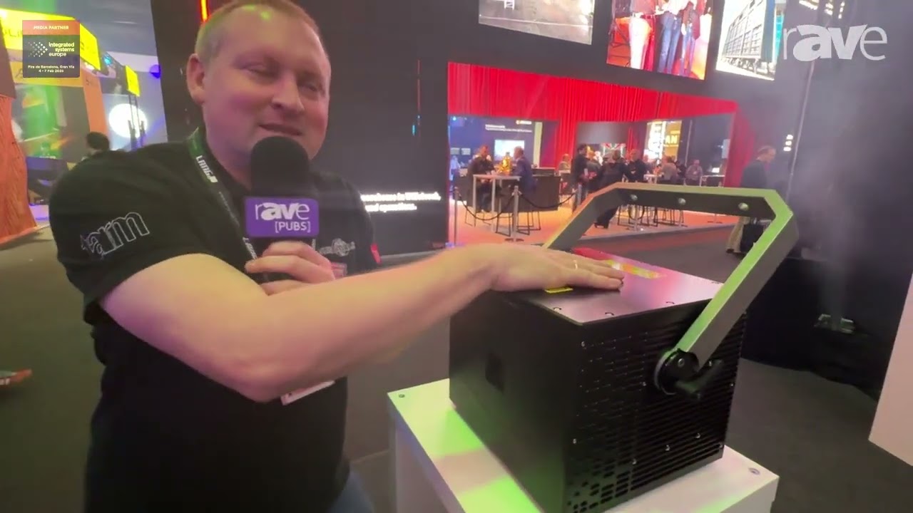 ISE 2025: LaserAnimation Sollinger GmbH Shows Phaenon XS Projector at Laserworld Booth