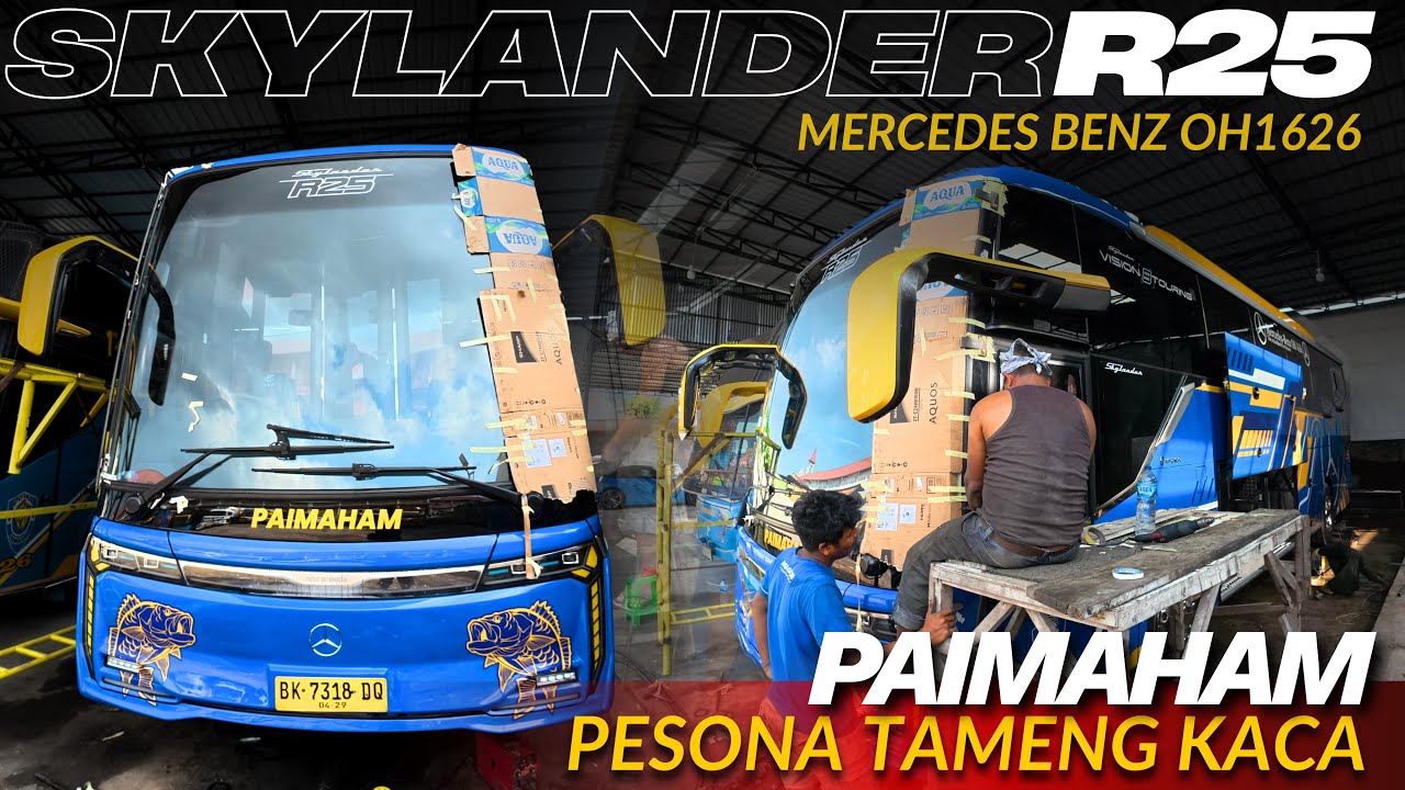 FULL REVIEW‼️PAIMAHAM | SKYLANDER R25 New Armada | Mercedes-Benz OH1626 | Medan - Bengkulu