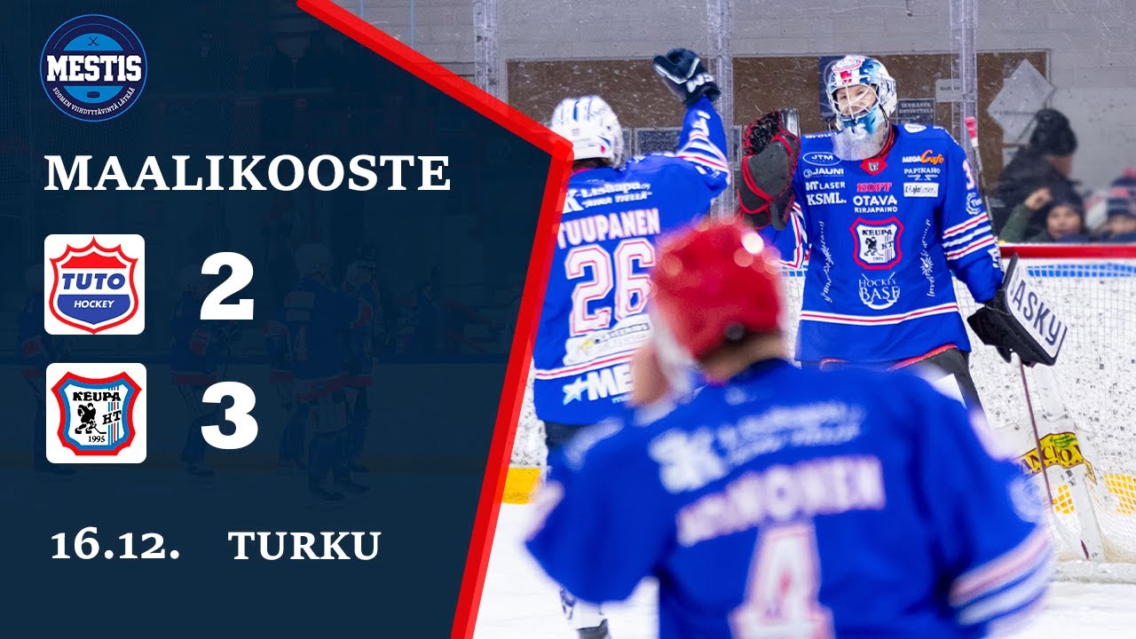 Maalikooste TUTO Hockey - KeuPa HT 16.12.2025 (2-3)