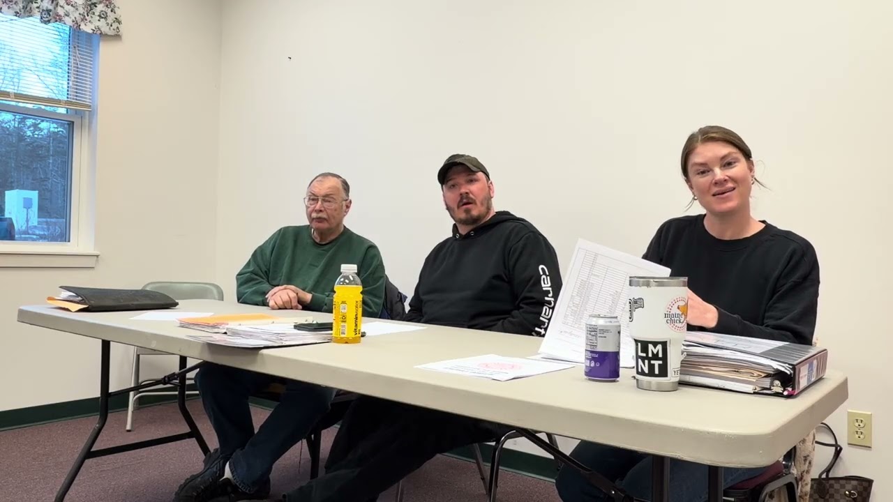 March 2, 2026 Waldo selectboard meeting