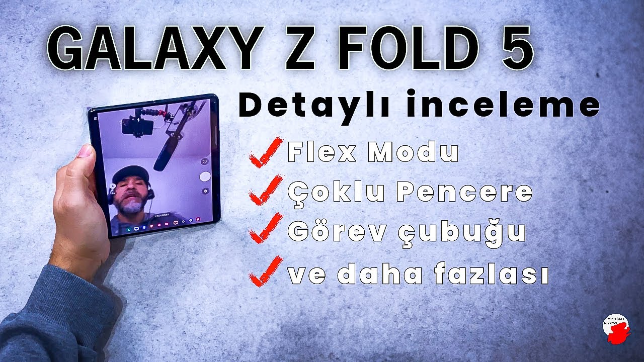 Samsung Galaxy Z Fold 5 kutu açılımı ve detaylı inceleme. Flex modu - çoklu pencere…