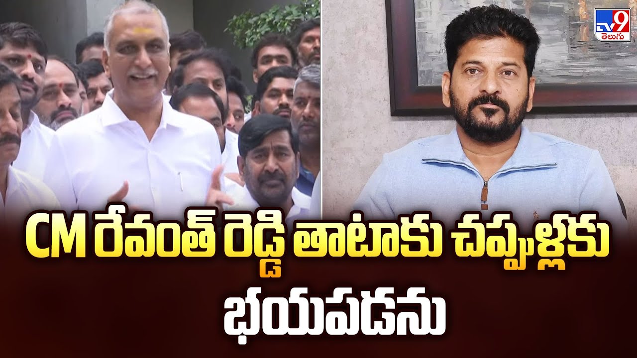 Phone Tapping Case: CM రేవంత్ రెడ్డి తాటాకు చప్పుళ్లకు భయపడను : Harish Rao - TV9
