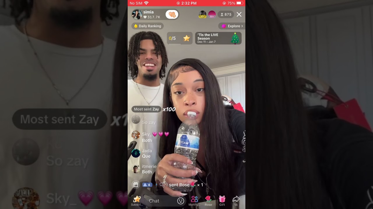 Simia TikTok Live 1/2 (Ft. Torrie)