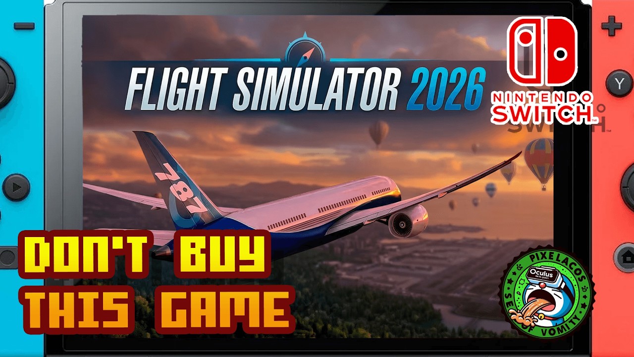 Flight Simulator 2026 - (Nintendo Switch 1) - Framerate & Gameplay - 4K