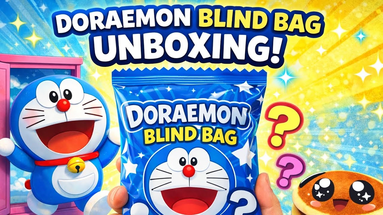 Diy doraemon blind bag ✨❤#diy #doraemon #blindbag #viral #trending #youtube 