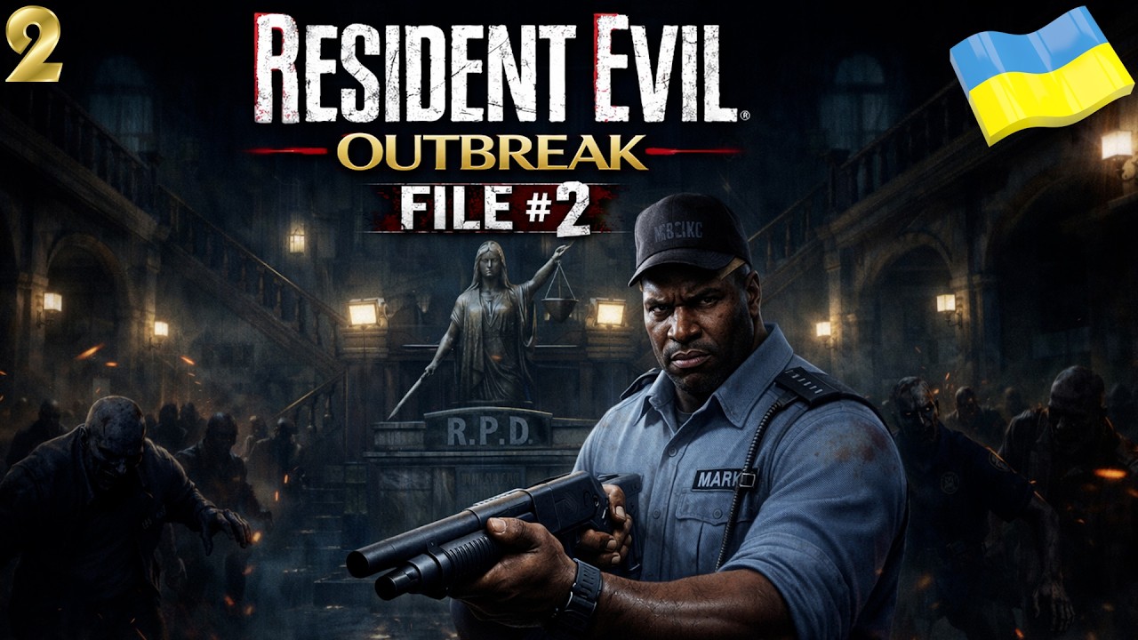 СТРІМ Resident Evil: Outbreak-File 2 №2 (РІДНЕ ПОЛІЦЕЙСЬКЕ УПРАВЛІННЯ)