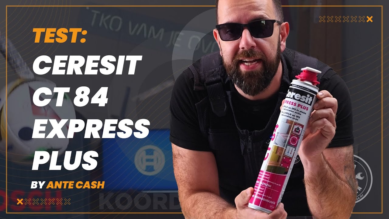 Ante Cash testira Ceresit CT 84 Express plus ljepilo za fasade [ANTINA GARAŽA S2E9]