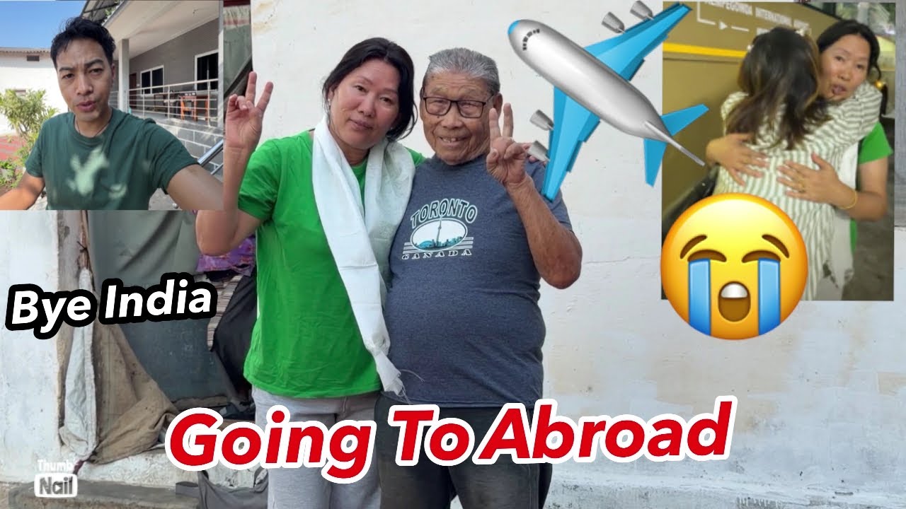 Leaving Indian 🇮🇳|| Going to abroad ✈️|| Emotional 😭|| couple || Tibetan Vlogger || New Video || 