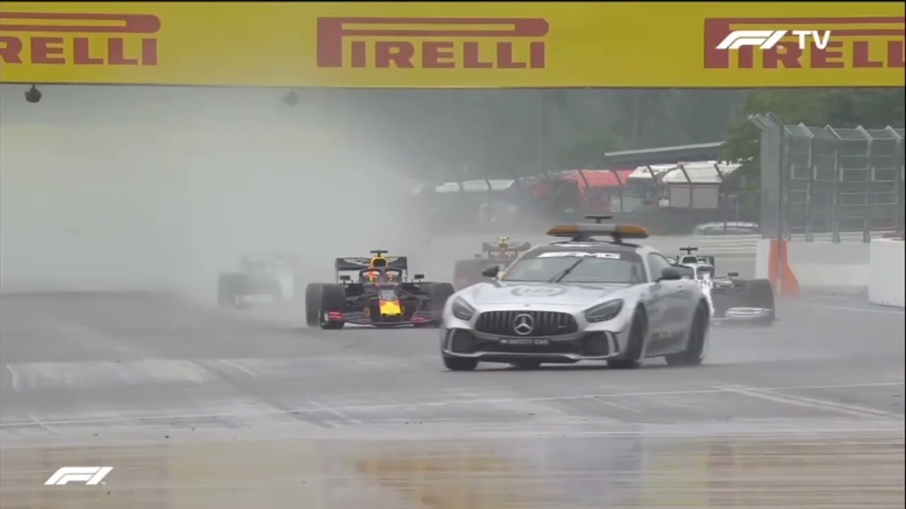 F1 2019 Hockenheim Ganzes Rennen Regen Chaos