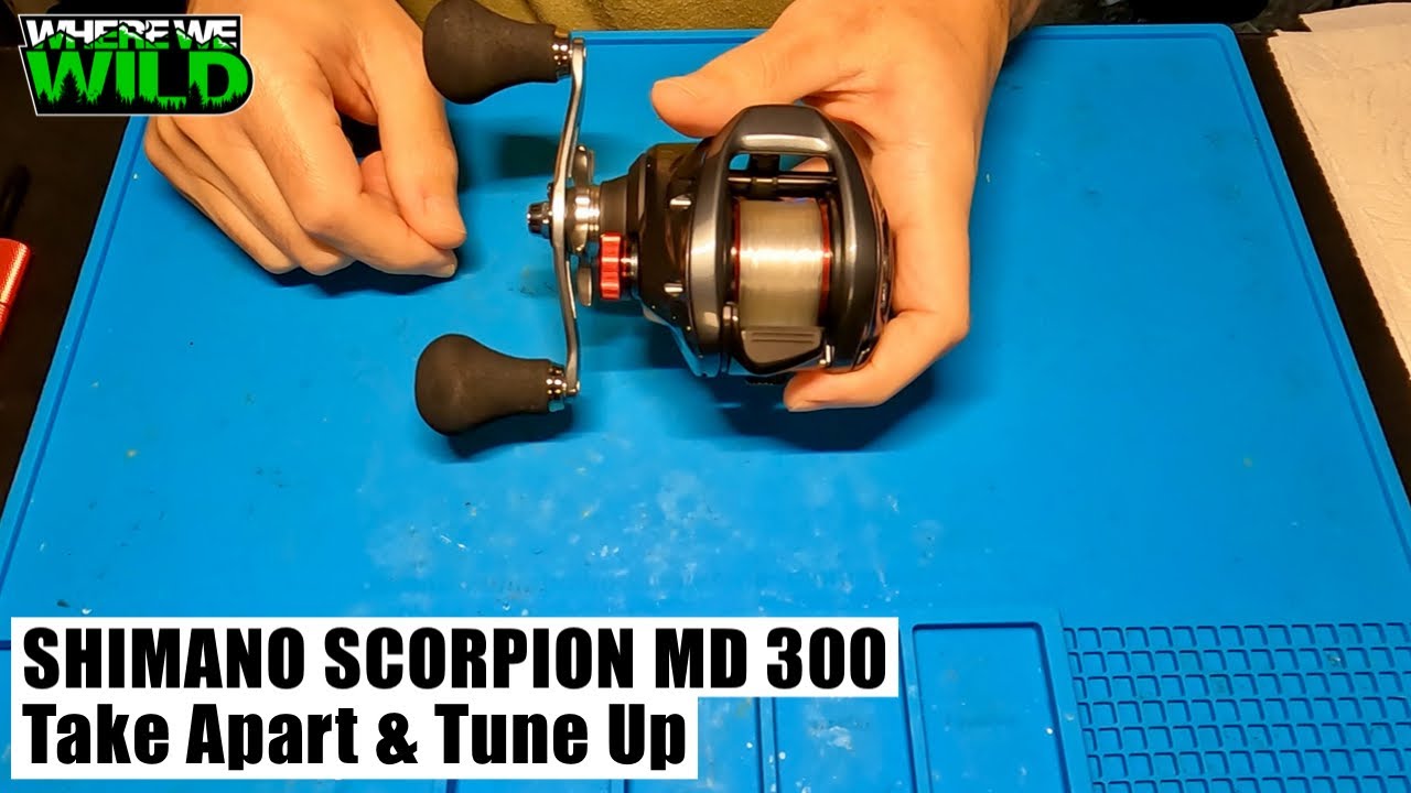 SHIMANO SCORPION MD 300 - Take Apart & Tune Up