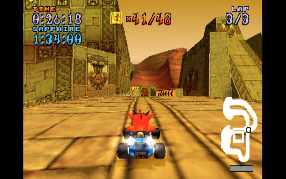 Crash Team Racing: Papu's Pyramid (Relic Race) [1080 HD]
