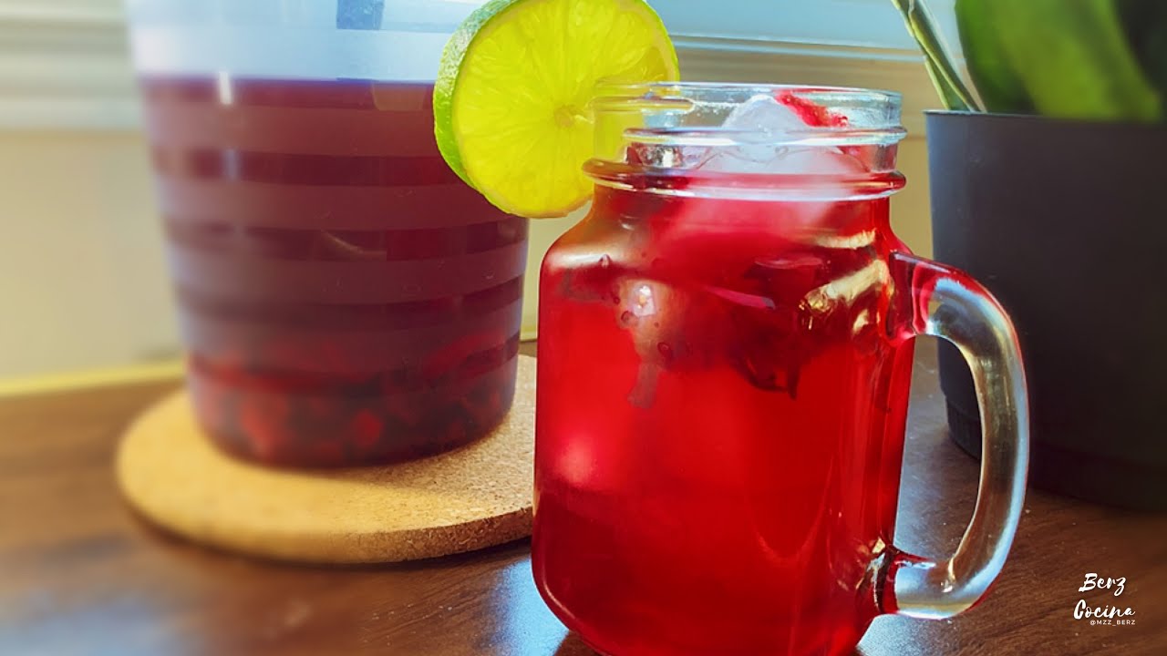 🌺 Agua de Jamaica | Ji Flè Choublak | Hibiscus Iced Tea 🌺