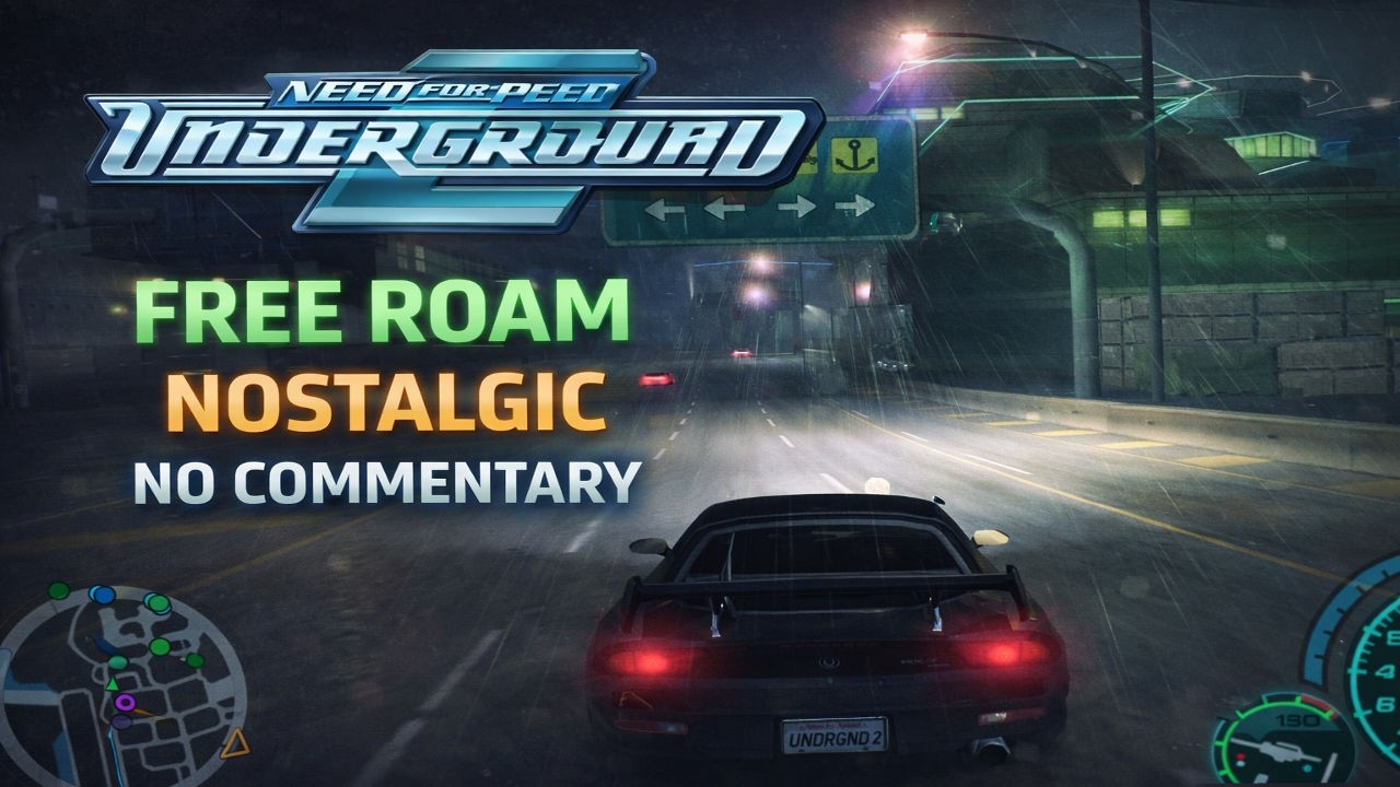 Need for Speed Underground 2 - Free Roam with Mazda RX-7 | Nostalgic Gameplay (No Commentary)
