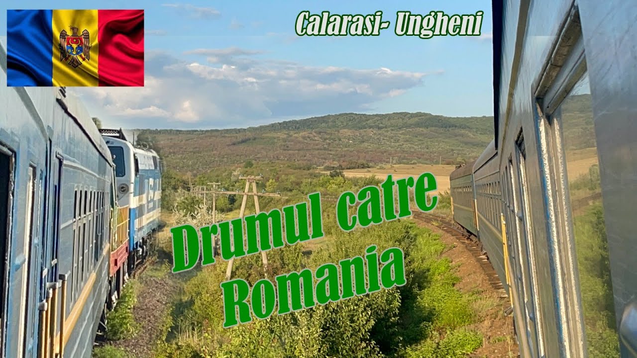 CALARASI- UNGHENI CU TRENUL PRIETENIA CATRE ROMANIA