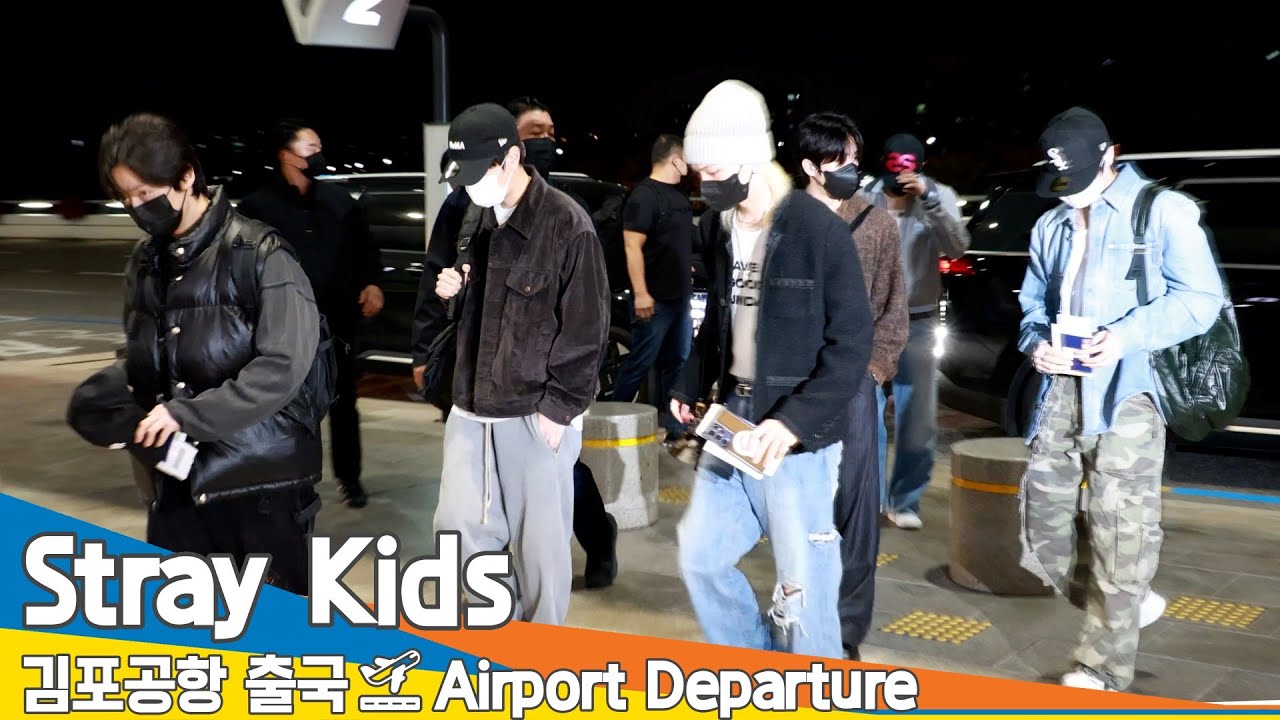 [4K] 스트레이 키즈, 김포국제공항 출국✈️StrayKids Airport Departure 2024.11.10 Newsen